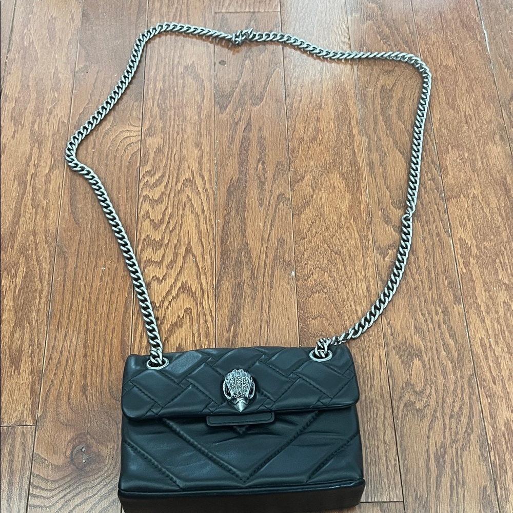 Kurt Geiger Mini Kensington Quilted Leather Crossbody Bag